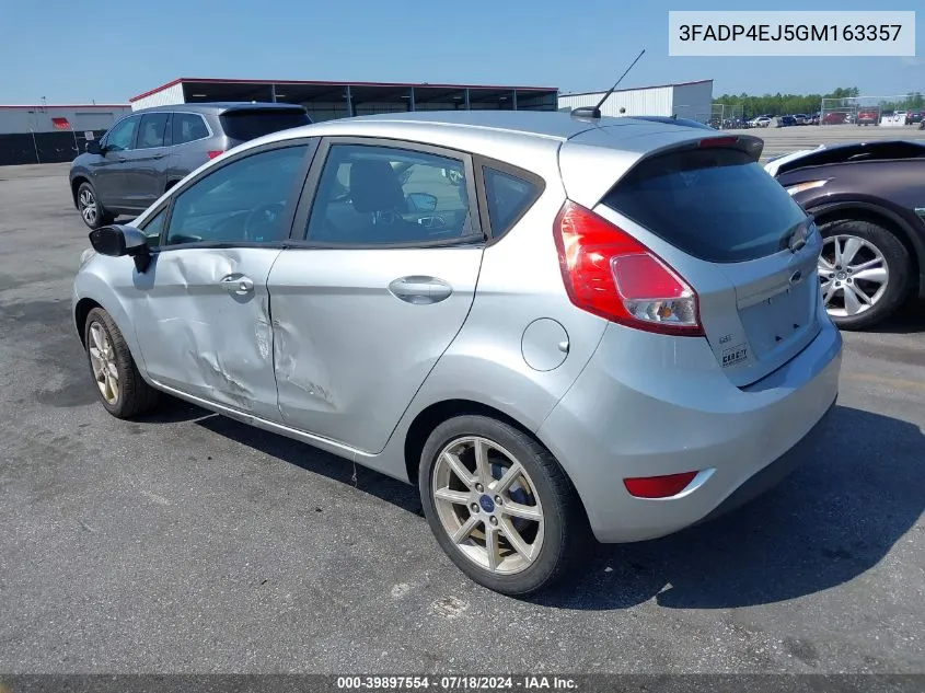 3FADP4EJ5GM163357 2016 Ford Fiesta Se