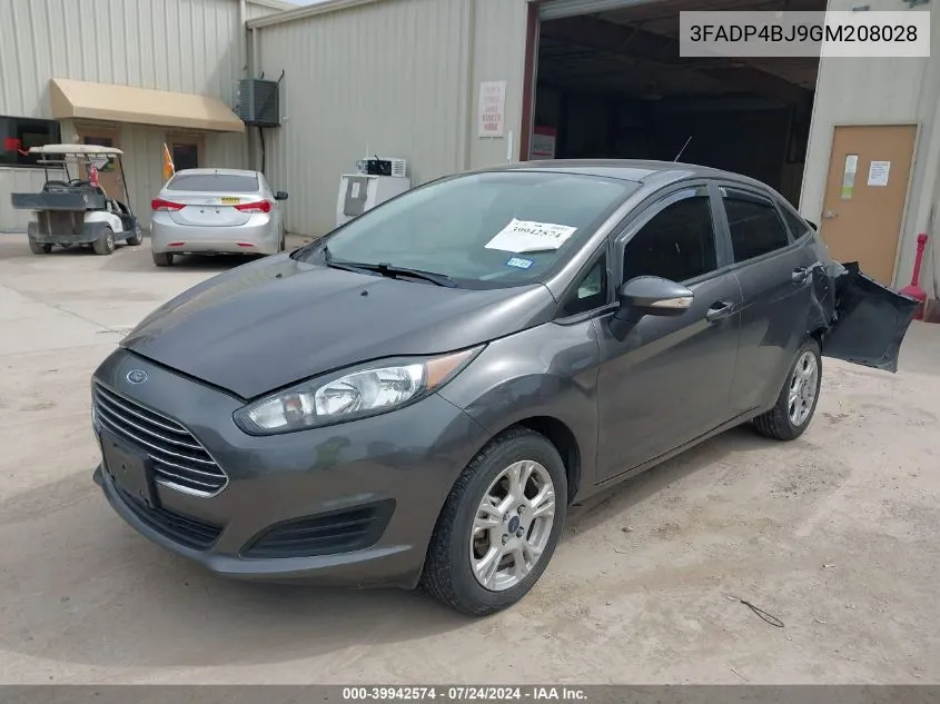 3FADP4BJ9GM208028 2016 Ford Fiesta Se