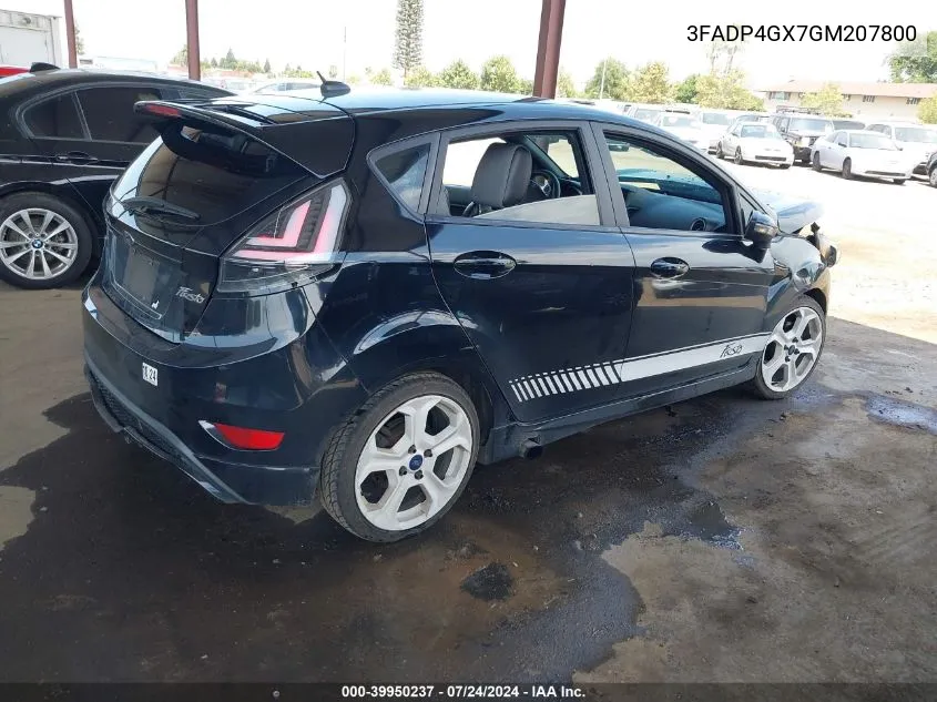 3FADP4GX7GM207800 2016 Ford Fiesta St