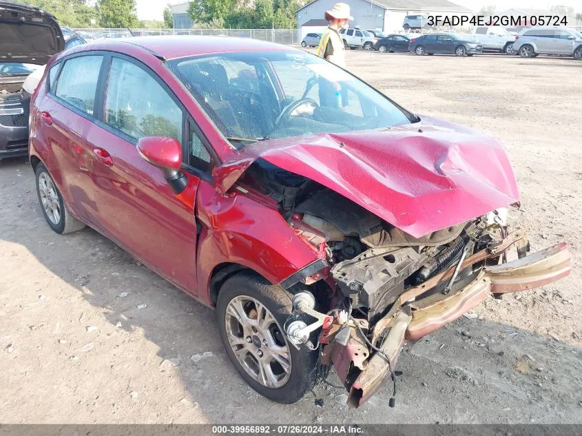 3FADP4EJ2GM105724 2016 Ford Fiesta Se