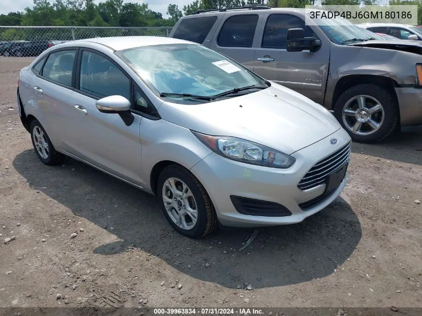 3FADP4BJ6GM180186 2016 Ford Fiesta Se