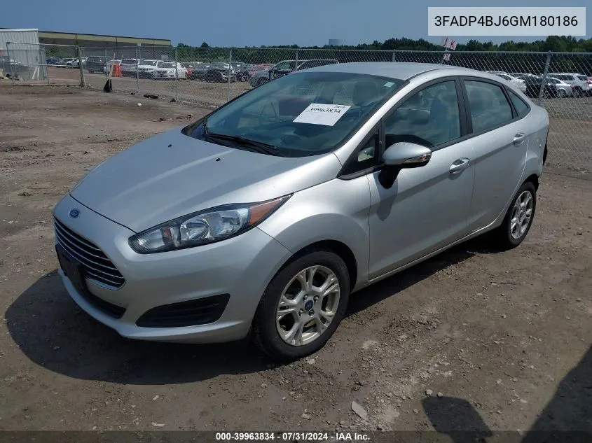 3FADP4BJ6GM180186 2016 Ford Fiesta Se