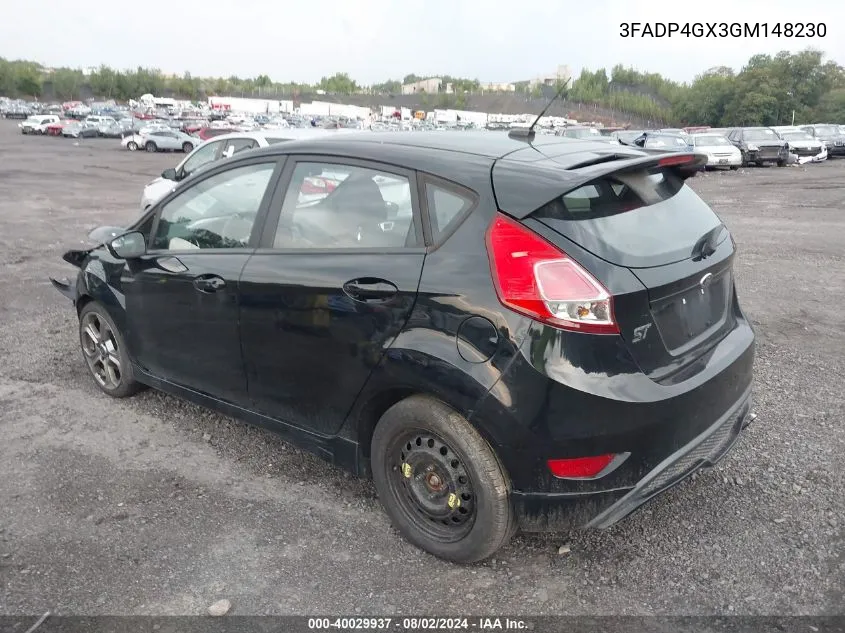 3FADP4GX3GM148230 2016 Ford Fiesta St