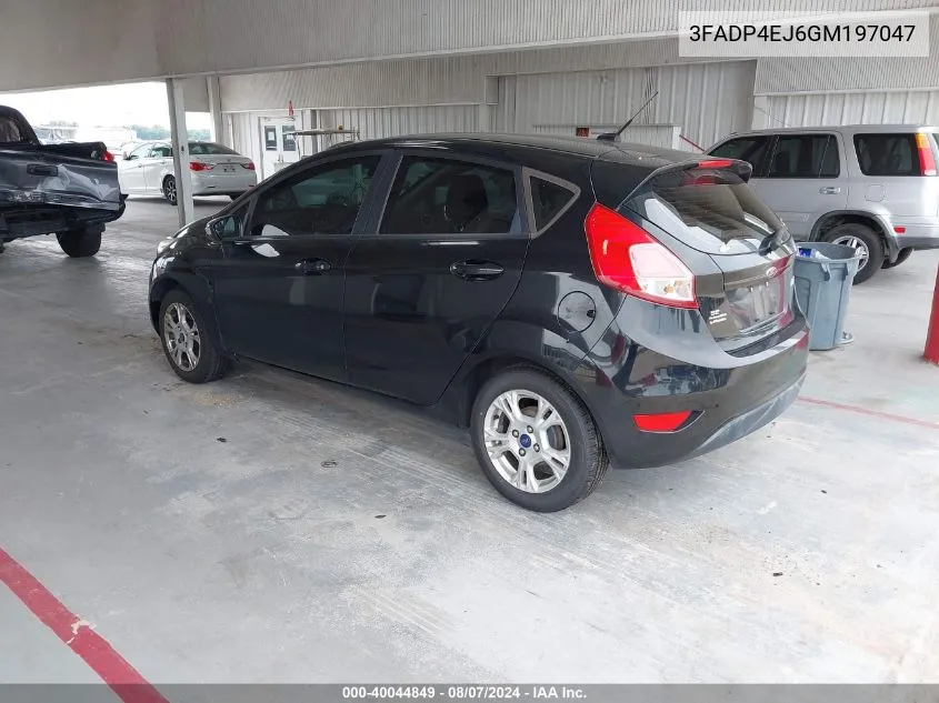 3FADP4EJ6GM197047 2016 Ford Fiesta Se