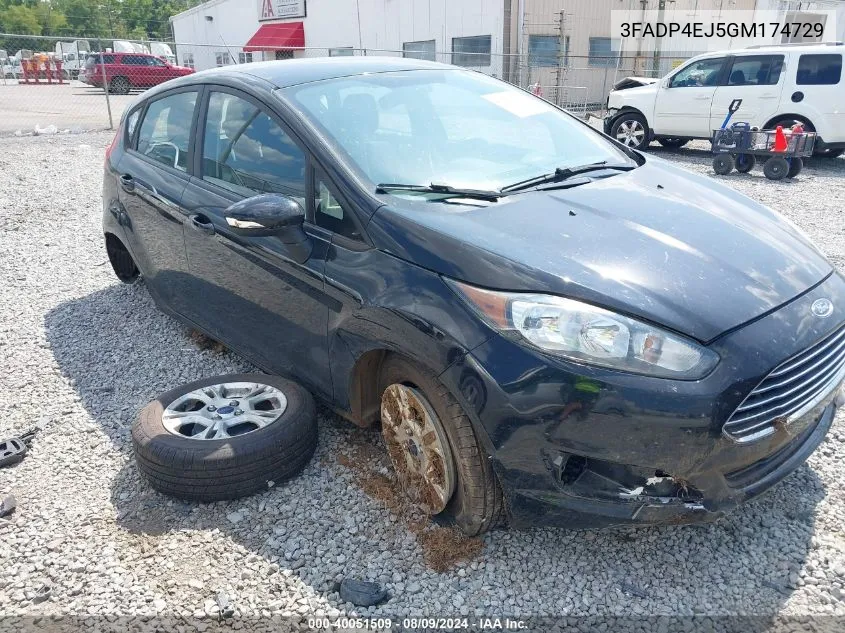 2016 Ford Fiesta Se VIN: 3FADP4EJ5GM174729 Lot: 40051509