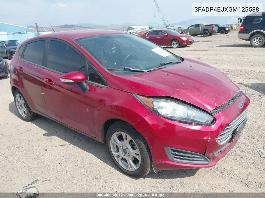 3FADP4EJXGM125588 2016 Ford Fiesta Se