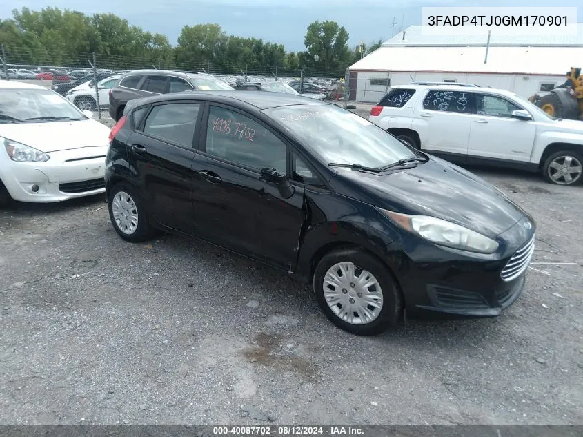 2016 Ford Fiesta S VIN: 3FADP4TJ0GM170901 Lot: 40087702