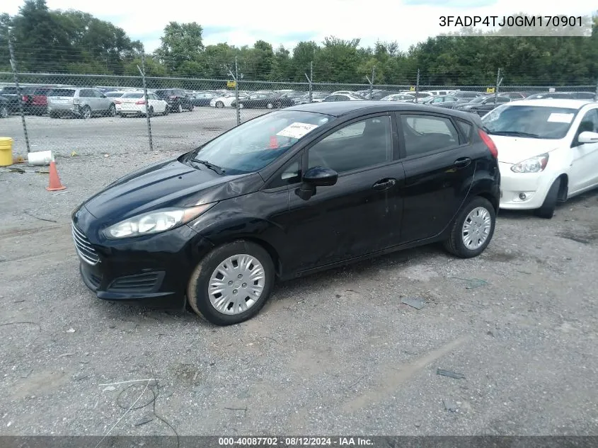 3FADP4TJ0GM170901 2016 Ford Fiesta S