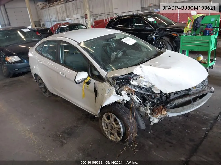 3FADP4BJ8GM193621 2016 Ford Fiesta Se