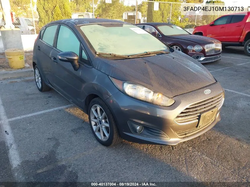 2016 Ford Fiesta Se VIN: 3FADP4EJ1GM130713 Lot: 40137004