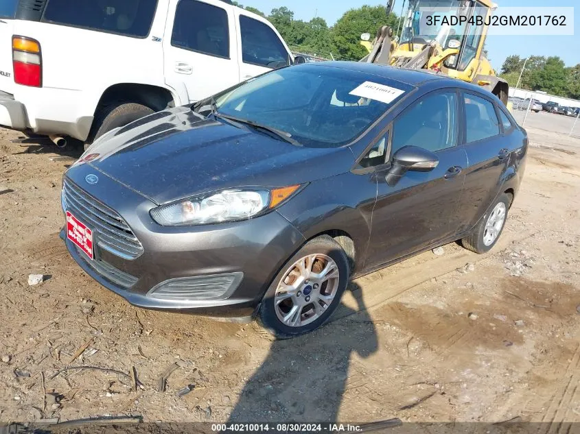 3FADP4BJ2GM201762 2016 Ford Fiesta Se