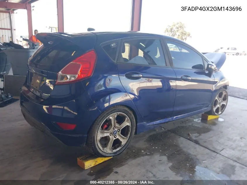 3FADP4GX2GM143696 2016 Ford Fiesta St