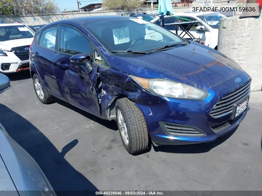 2016 Ford Fiesta Se VIN: 3FADP4EJ0GM159636 Lot: 40239546