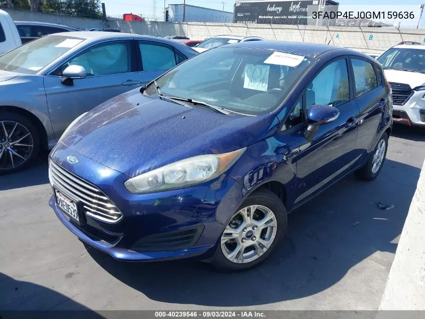 3FADP4EJ0GM159636 2016 Ford Fiesta Se