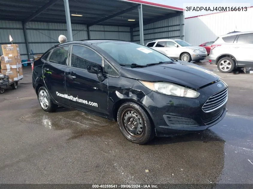 2016 Ford Fiesta S VIN: 3FADP4AJ4GM166613 Lot: 40259541