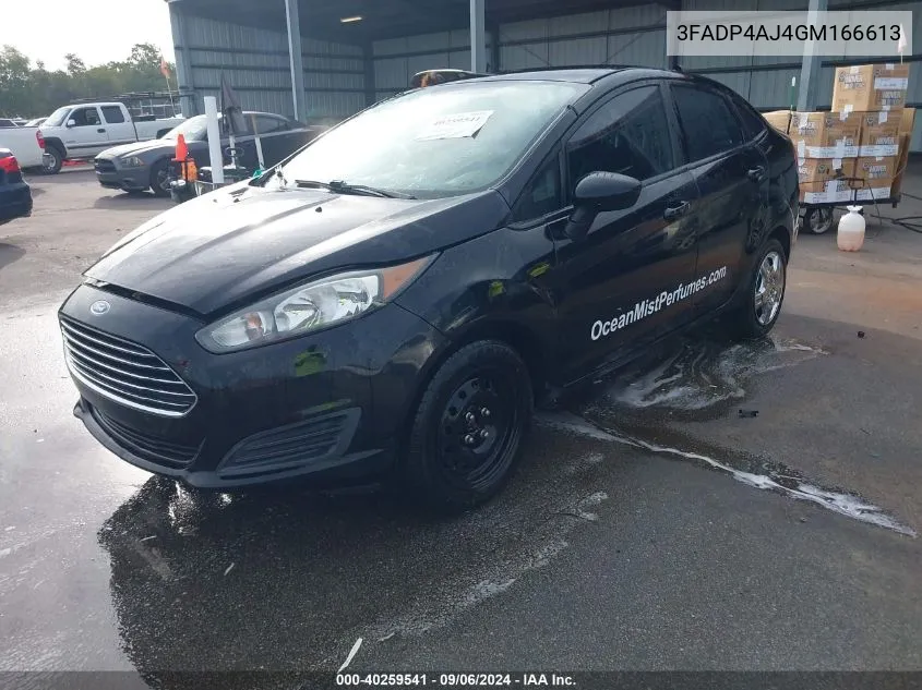 2016 Ford Fiesta S VIN: 3FADP4AJ4GM166613 Lot: 40259541