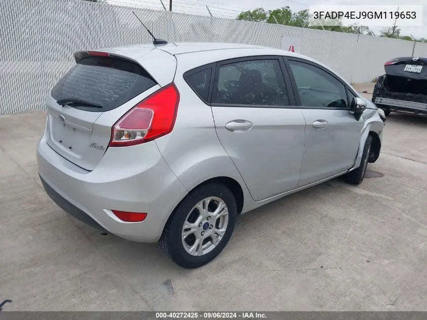 3FADP4EJ9GM119653 2016 Ford Fiesta Se