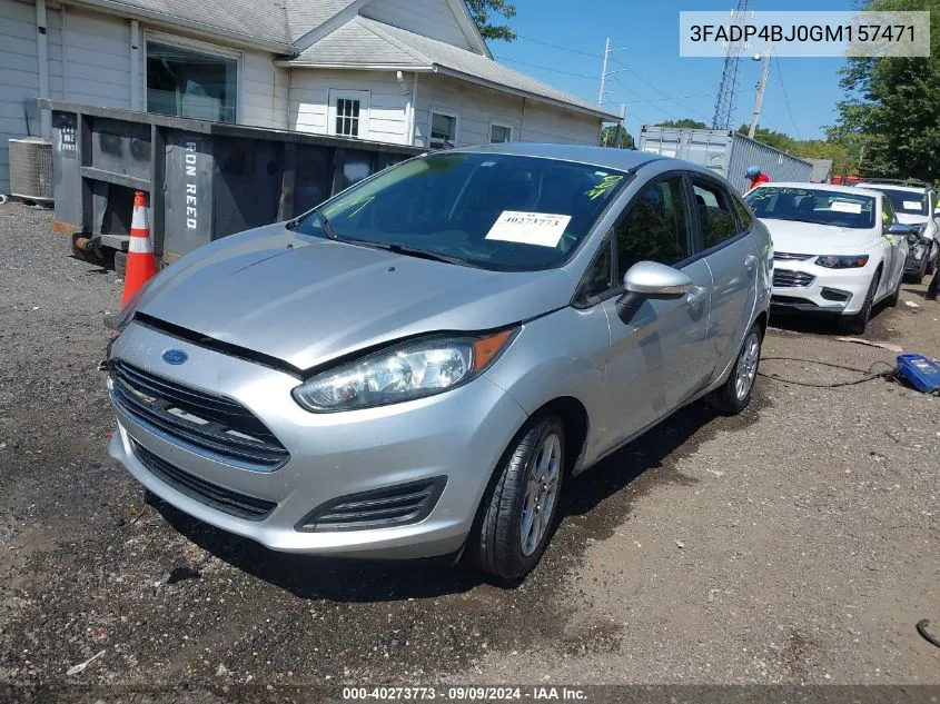 3FADP4BJ0GM157471 2016 Ford Fiesta Se