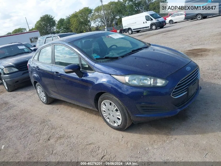 3FADP4BEXGM156847 2016 Ford Fiesta Se