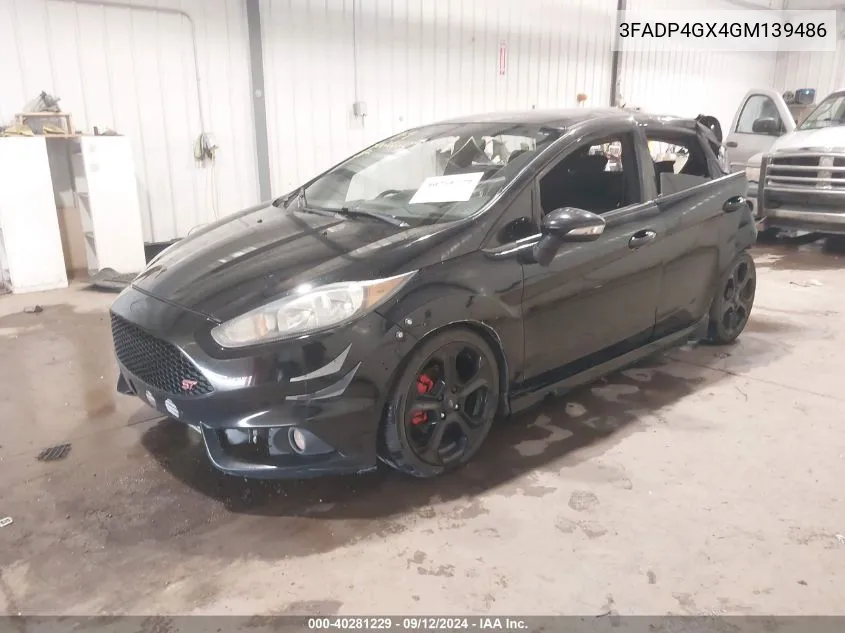 3FADP4GX4GM139486 2016 Ford Fiesta St