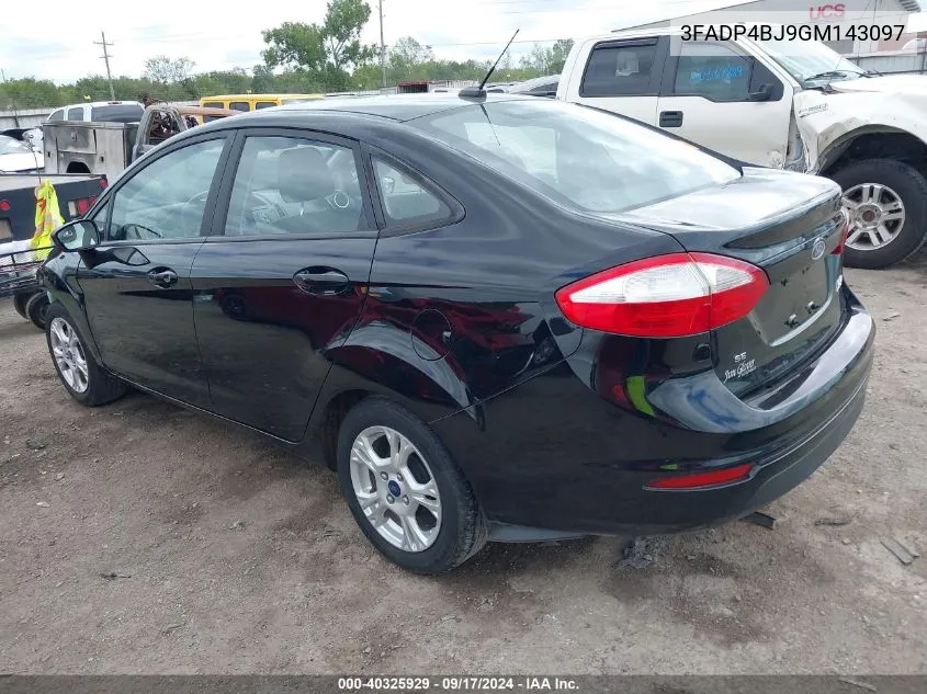 3FADP4BJ9GM143097 2016 Ford Fiesta Se