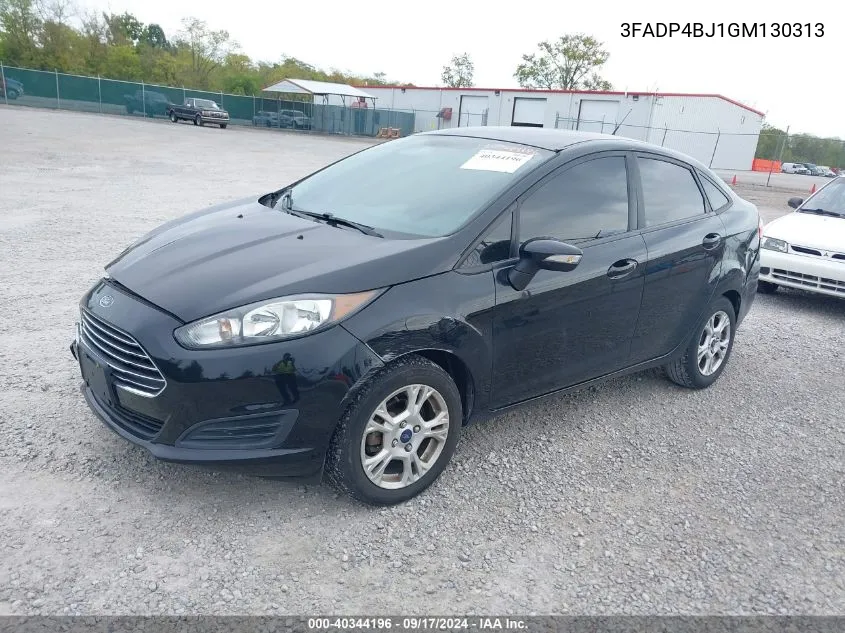 2016 Ford Fiesta Se VIN: 3FADP4BJ1GM130313 Lot: 40344196