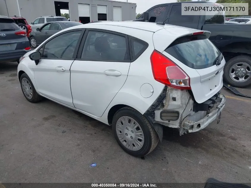 3FADP4TJ3GM171170 2016 Ford Fiesta S