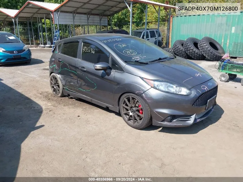 3FADP4GX7GM126800 2016 Ford Fiesta St