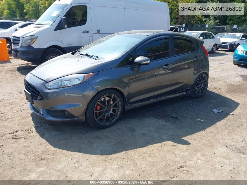 3FADP4GX7GM126800 2016 Ford Fiesta St