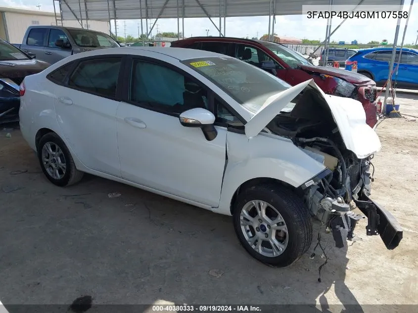 3FADP4BJ4GM107558 2016 Ford Fiesta Se