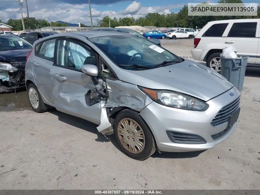 3FADP4EE9GM113905 2016 Ford Fiesta Se