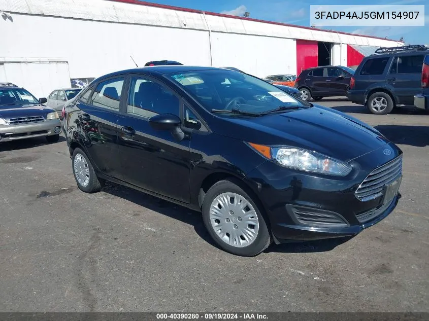 3FADP4AJ5GM154907 2016 Ford Fiesta S