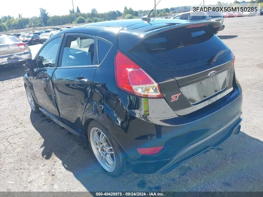 3FADP4GX5GM150285 2016 Ford Fiesta St