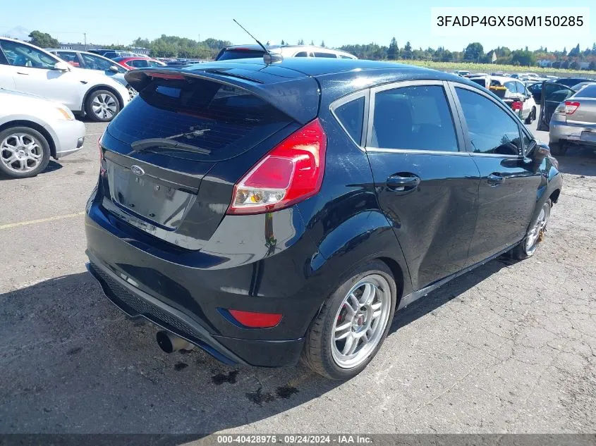 3FADP4GX5GM150285 2016 Ford Fiesta St