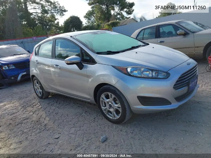 3FADP4EJ5GM111260 2016 Ford Fiesta Se