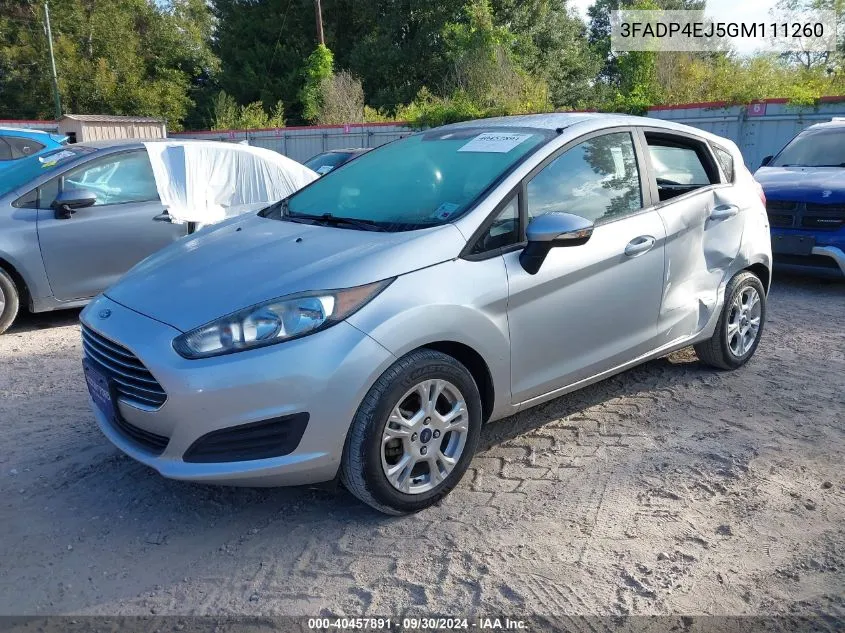 3FADP4EJ5GM111260 2016 Ford Fiesta Se