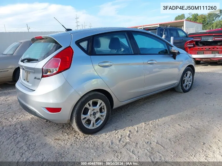 3FADP4EJ5GM111260 2016 Ford Fiesta Se