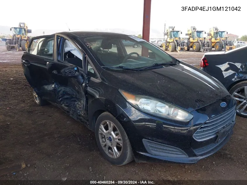 2016 Ford Fiesta Se VIN: 3FADP4EJ1GM121042 Lot: 40460284