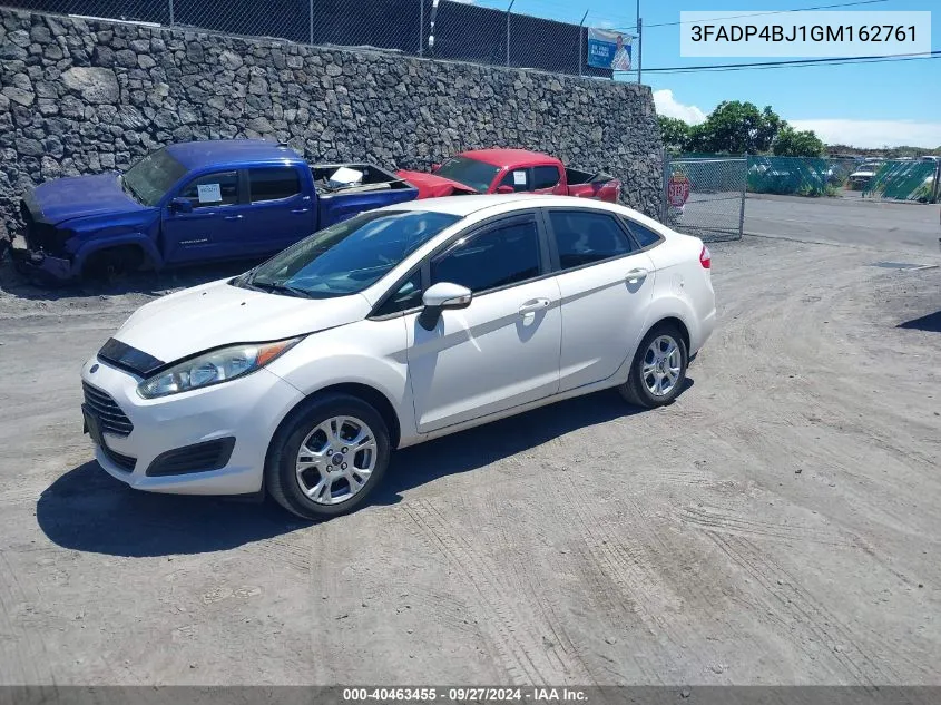 2016 Ford Fiesta Se VIN: 3FADP4BJ1GM162761 Lot: 40463455