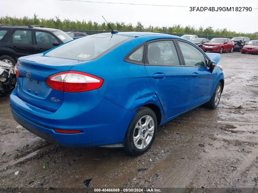 3FADP4BJ9GM182790 2016 Ford Fiesta Se