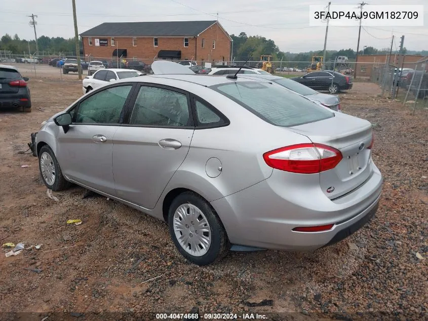 2016 Ford Fiesta S VIN: 3FADP4AJ9GM182709 Lot: 40474668