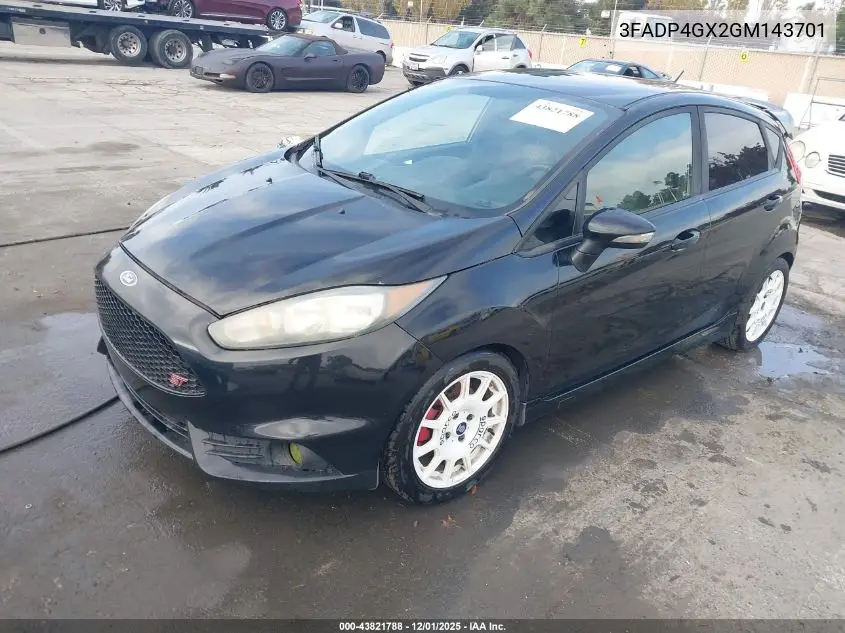 3FADP4GX2GM143701 2016 Ford Fiesta St