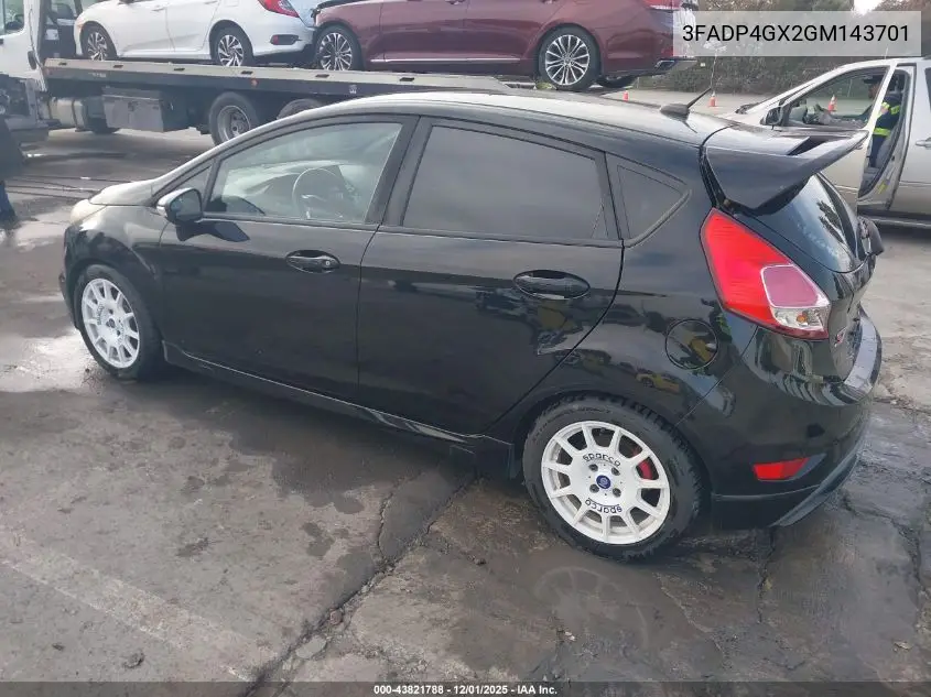 3FADP4GX2GM143701 2016 Ford Fiesta St