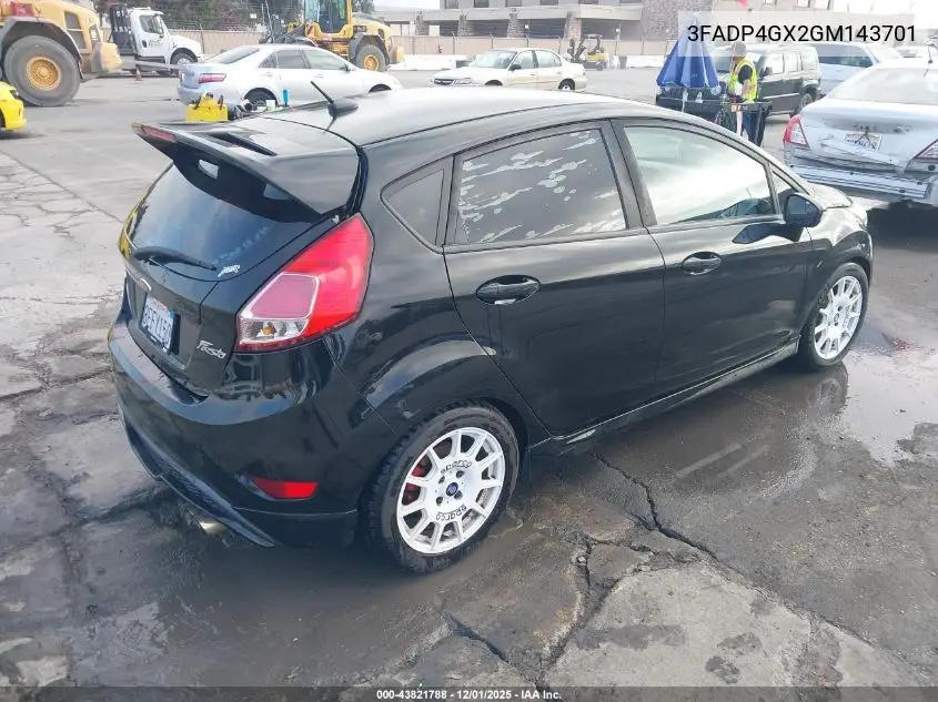 3FADP4GX2GM143701 2016 Ford Fiesta St