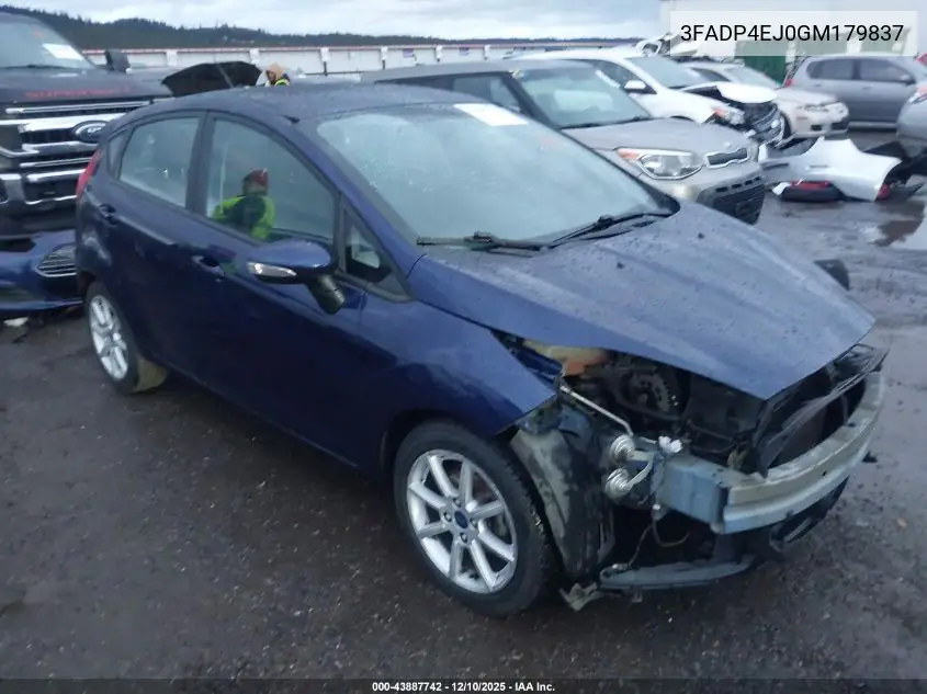 3FADP4EJ0GM179837 2016 Ford Fiesta Se