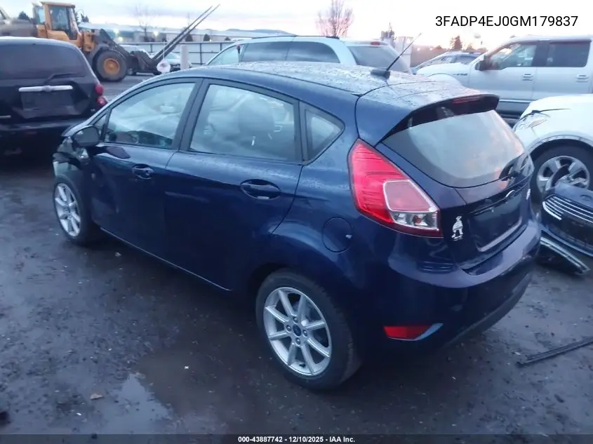 3FADP4EJ0GM179837 2016 Ford Fiesta Se