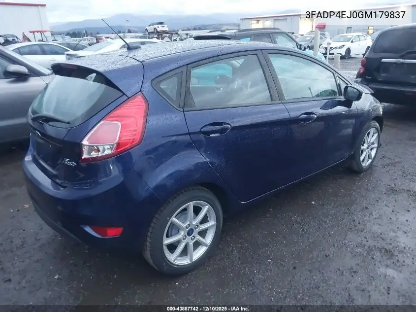3FADP4EJ0GM179837 2016 Ford Fiesta Se