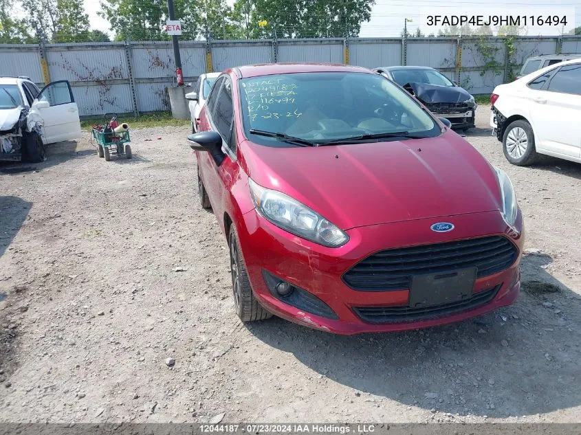 3FADP4EJ9HM116494 2017 Ford Fiesta