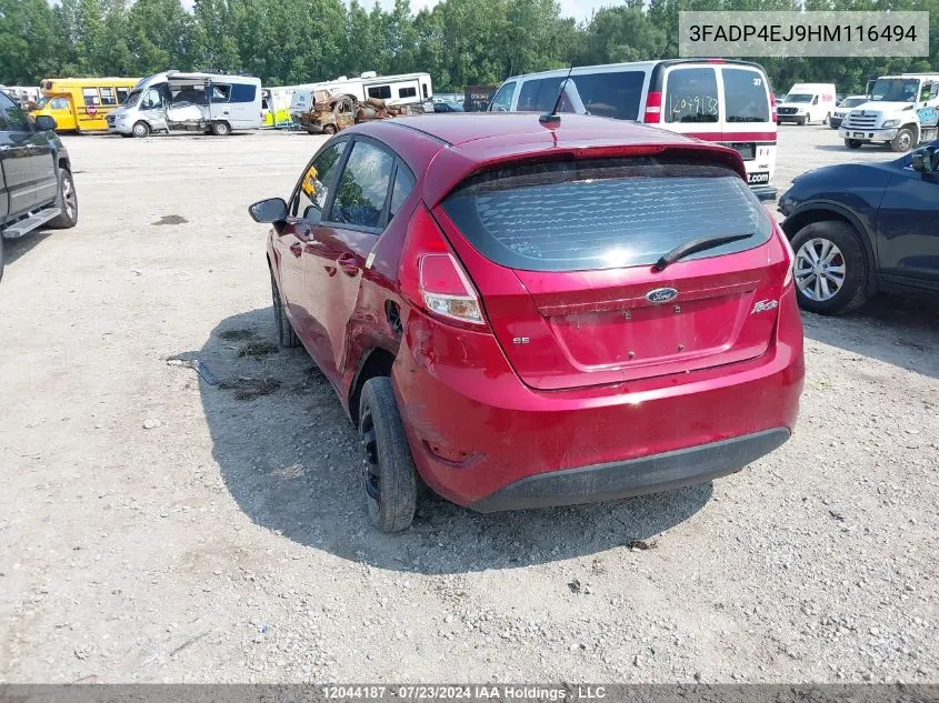 3FADP4EJ9HM116494 2017 Ford Fiesta