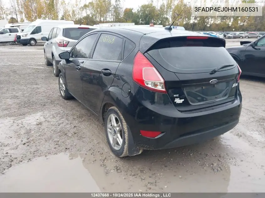 3FADP4EJ0HM160531 2017 Ford Fiesta Se
